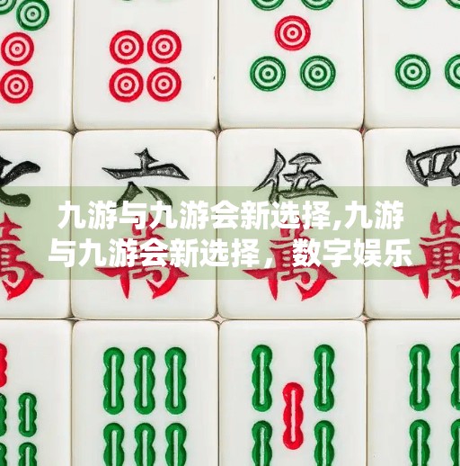 九游与九游会新选择,九游与九游会新选择，数字娱乐生态的重构与用户价值重塑